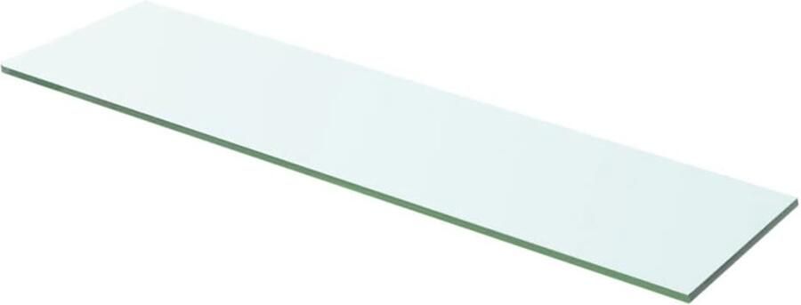 VidaXL Glas Schappen 60x12 cm Transparant 2 stuks Glazen Schap Wandplank Vitrinekast Decoratief Schap Transparant Glas