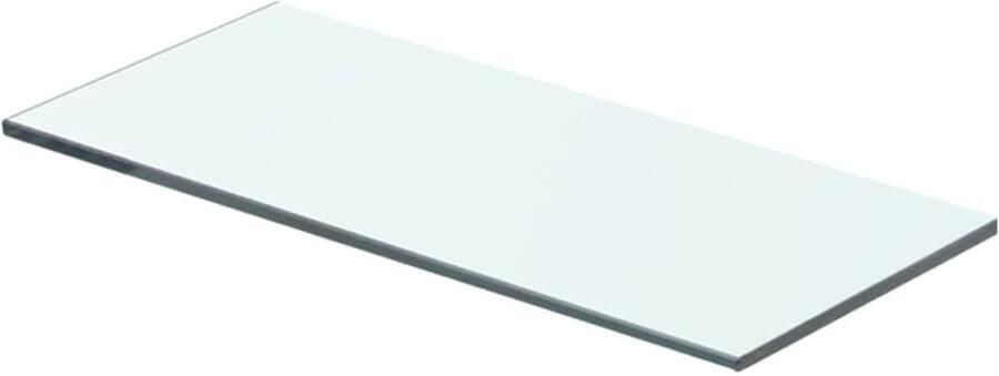 VidaXL Glazen Schappen Set van 2 40x12 cm Glazen Schap Wandplank Vitrinekast Display Modern Design