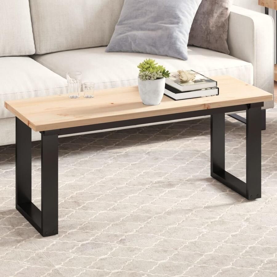 The Living Store Grenenhouten Tafelblad 110 x 40 x 2.5 cm Rustiek Ontwerp Tafeltblad Grenenhout Tafelblad Vervangen Rustic Design Vintage Stijl