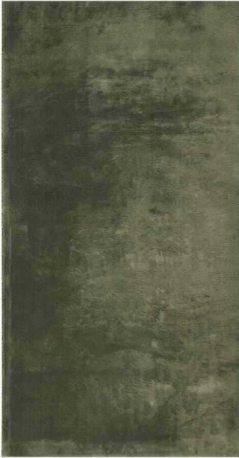 VidaXL Vloerkleed HUARTE 80x150 cm Bosgroen Vloerkleed Groene Vloerkleed Zacht Vloerkleed Polyester Vloerkleed Anti Slip Vloerkleed