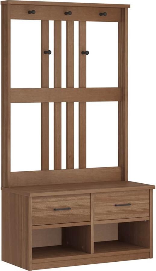 VidaXL Halboom SANDNES 87x40x159 5 cm massief grenenhout - Foto 2