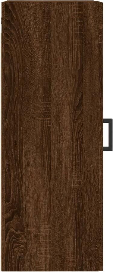 VidaXL Hangkast 34 5x34x90 cm Bruin eikenkleur Hangkast Wandkast Houten Kast Opbergkast Bruine Eiken