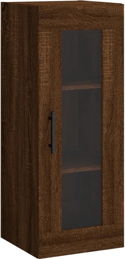 VidaXL -Hangkast-34 5x34x90-cm-bruineikenkleurig - Foto 2