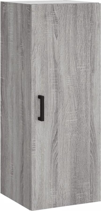 VidaXL -Hangkast-34 5x34x90-cm-grijs-sonoma-eikenkleurig - Foto 2