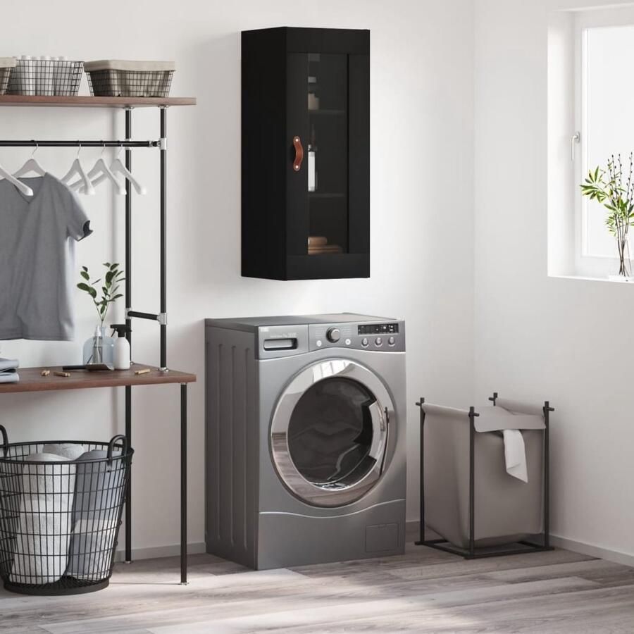 VidaXL -Hangkast-34 5x34x90-cm-zwart