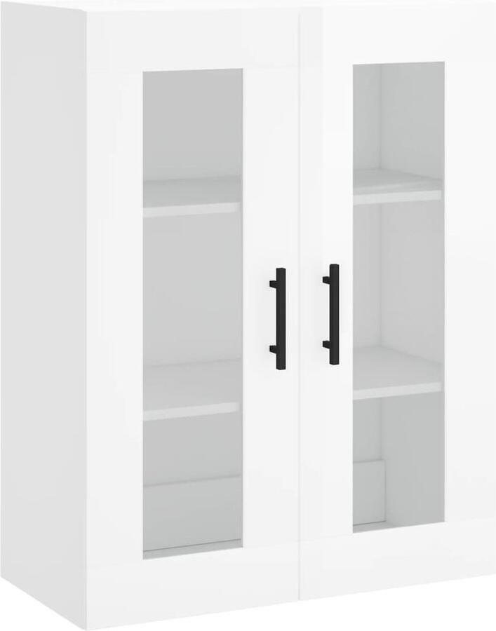 VidaXL -Hangkast-69 5x34x90-cm-hoogglans-wit - Foto 2