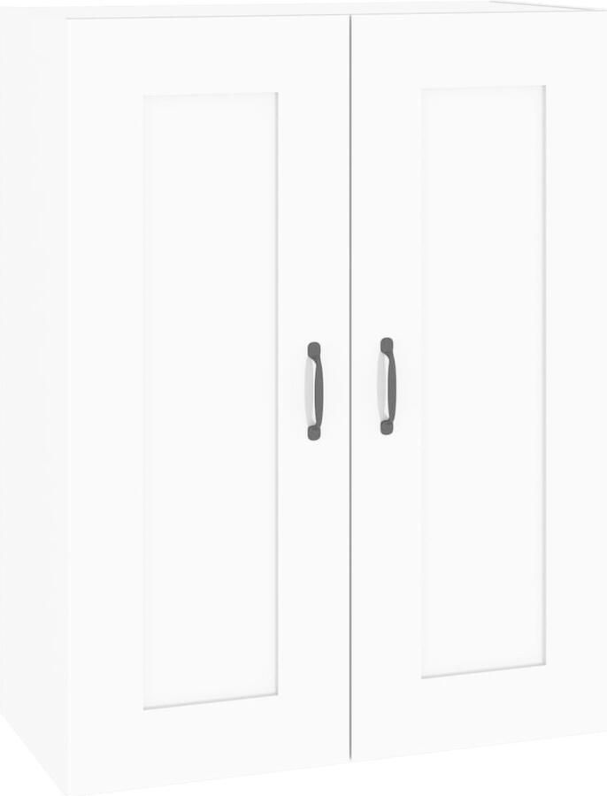 VidaXL Hangkast Hangkasten Hangende Kast Kastje Hangkast 69-5x32-5x90 cm hoogglans wit