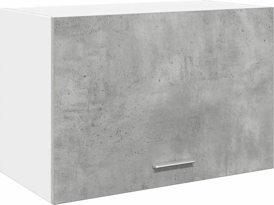VidaXL Hangkast Betongrijs 60x31x40 cm Hangkast Keukenkast Opslagkast Houten Kast Betongrijs - Foto 2