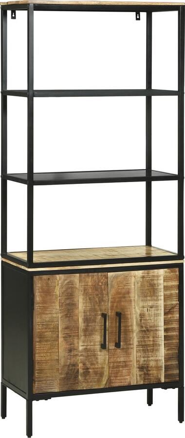 VidaXL Hoogkast 70x35x180 cm Massief Ruw Mango Hout Sideboard 70x35x70 cm Massief Ruw Mango Hout Boekenkast 70x35x110 cm Massief Ruw Mango Hout