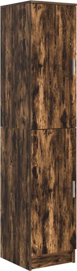 VidaXL Buffetkast Gerookt eiken Bewerkt hout Groot Buffetkast