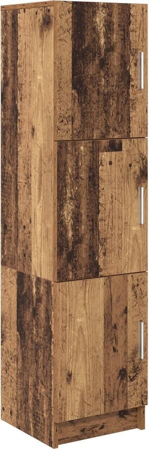 VidaXL Bruine Dressoir Oud hout Houtfineer Compact Bruine Dressoir