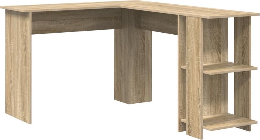 VidaXL Sonoma Eiken Hoekbureau Sonoma eiken Spaanplaat Gemiddeld Modern
