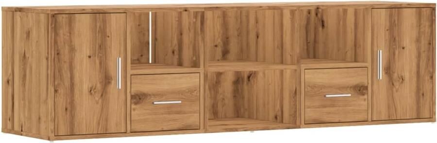 VidaXL Hoekkast 160x40x45 cm Artisanaal Eiken Hoekkast Hoekkasten Hoek Kast Schappenkast