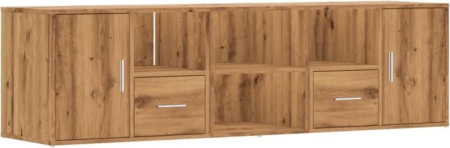 VidaXL Hoekkast 160x40x45 cm bewerkt hout artisanaal eiken - Foto 2