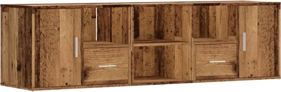 VidaXL Hoekkast 160x40x45 cm bewerkt hout oud hout