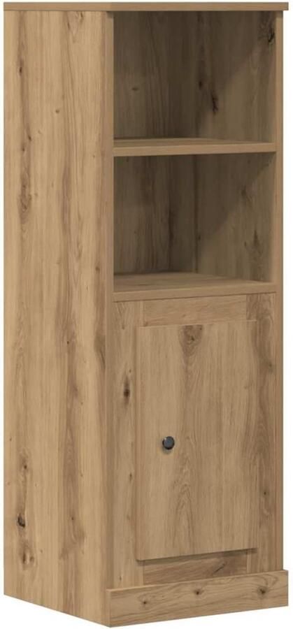 VidaXL Hoge kast 36x35 5x103 5 cm bewerkt hout artisanaal eikenkleurig