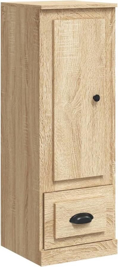 VidaXL Hoge Kast 36x35 5x103 5 cm Sonoma Eiken Hoge Kast Buffetkast Sonoma Eiken Houten Kast Opbergkast - Foto 2
