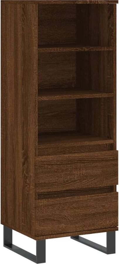 VidaXL -Hoge-kast-40x36x110-cm-bewerkt-hout-bruineiken - Foto 5