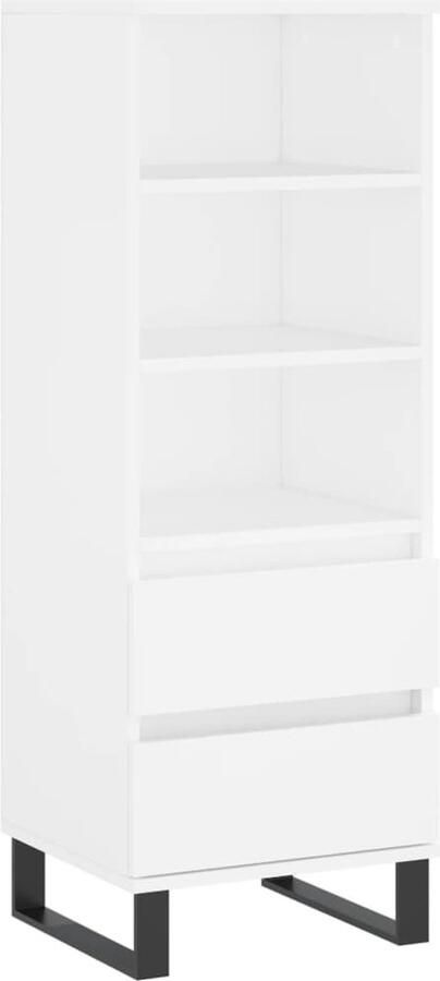 VidaXL -Hoge-kast-40x36x110-cm-bewerkt-hout-wit - Foto 3