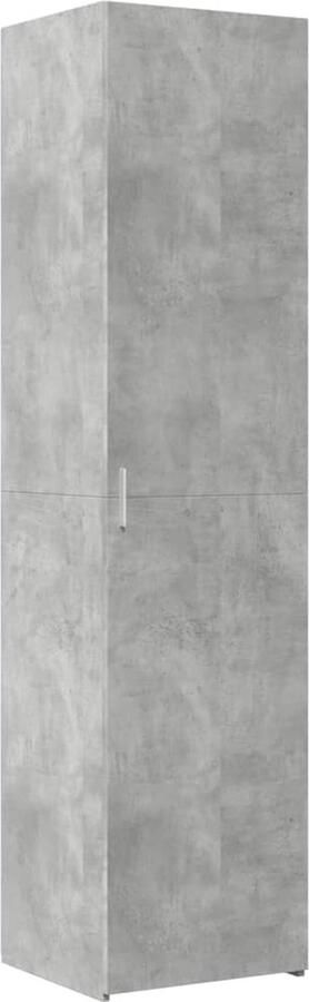 VidaXL Hoge kast 45x42 5x185 cm bewerkt hout betongrijs