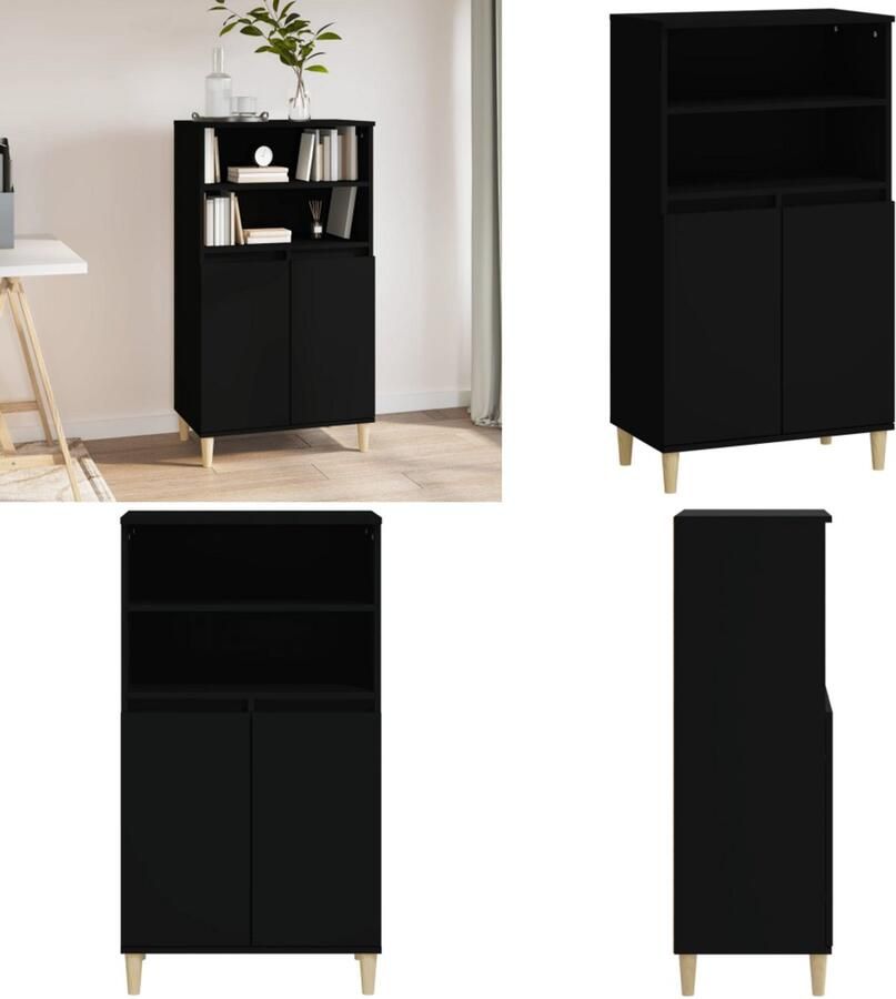 VidaXL -Hoge-kast-60x36x110-cm-bewerkt-hout-zwart