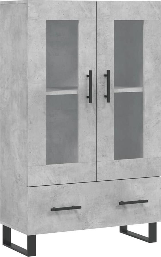 VidaXL -Hoge-kast-69 5x31x115-cm-bewerkt-hout-betongrijs - Foto 10