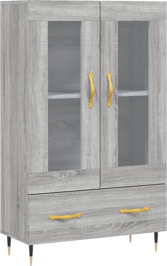 VidaXL -Hoge-kast-69 5x31x115-cm-bewerkt-hout-grijs-sonoma-eikenkleurig - Foto 6