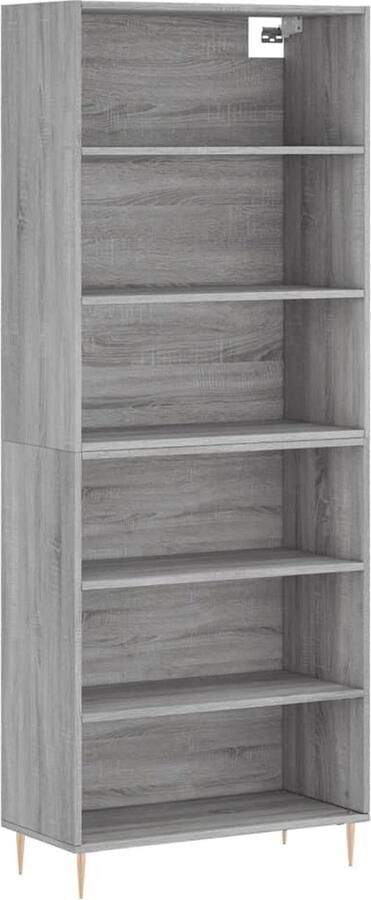 VidaXL -Hoge-kast-69 5x32 5x180-cm-bewerkt-hout-betongrijs - Foto 7