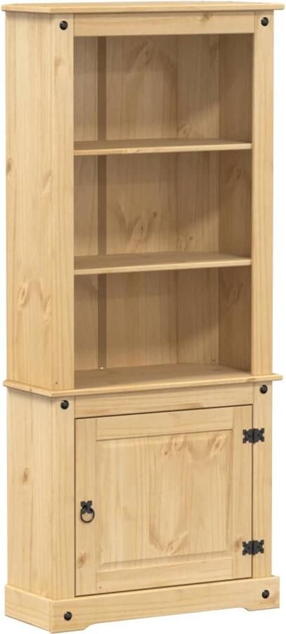 VidaXL -Hoge-kast-Corona-74x38x170-cm-massief-grenenhout