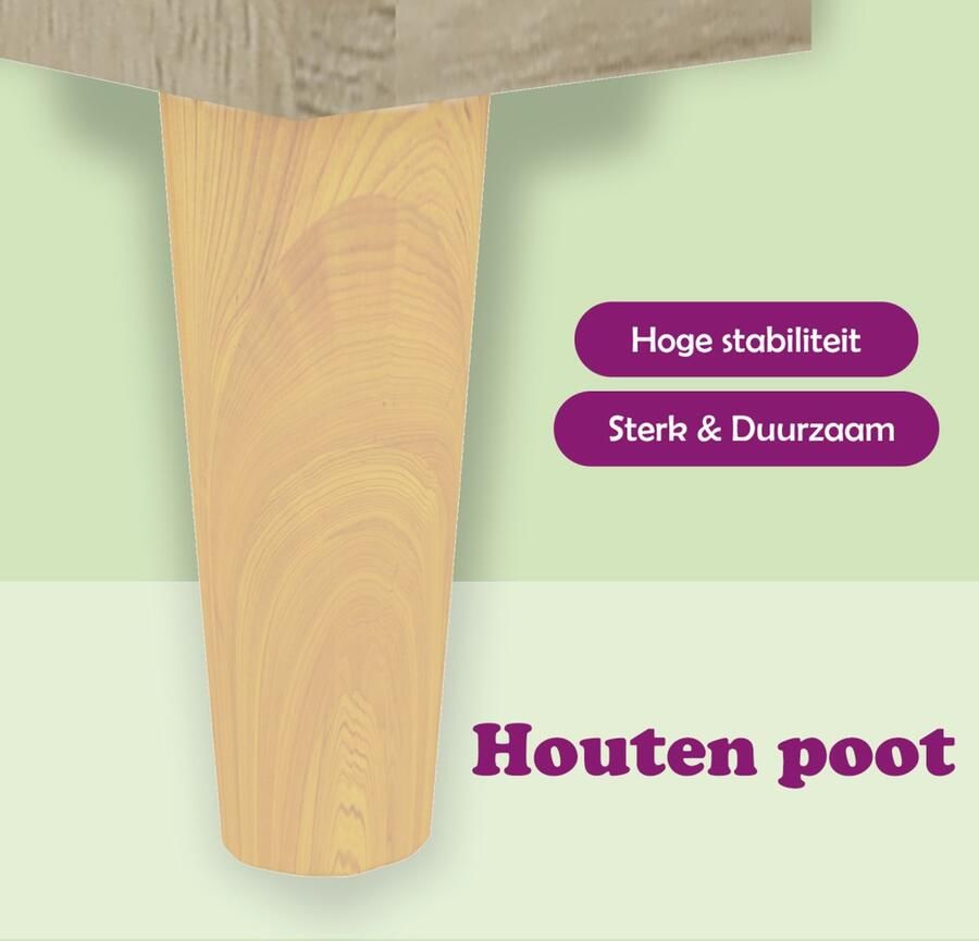 VidaXL Houten Dressoir 70x34x90 cm bewerkt hout sonoma eikenkleurig Salontafel Tv Tafel Bruine Dressoir - Foto 2