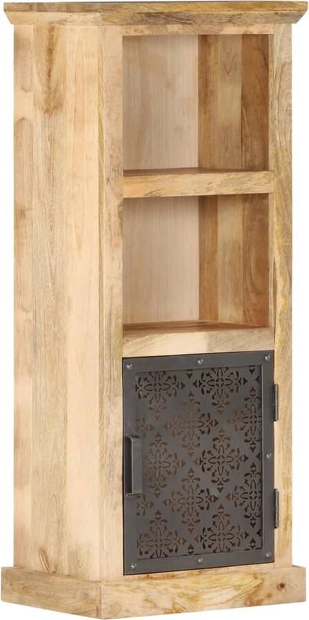 VidaXL -Hoge-kast-met-deur-45x32x110-cm-massief-mangohout