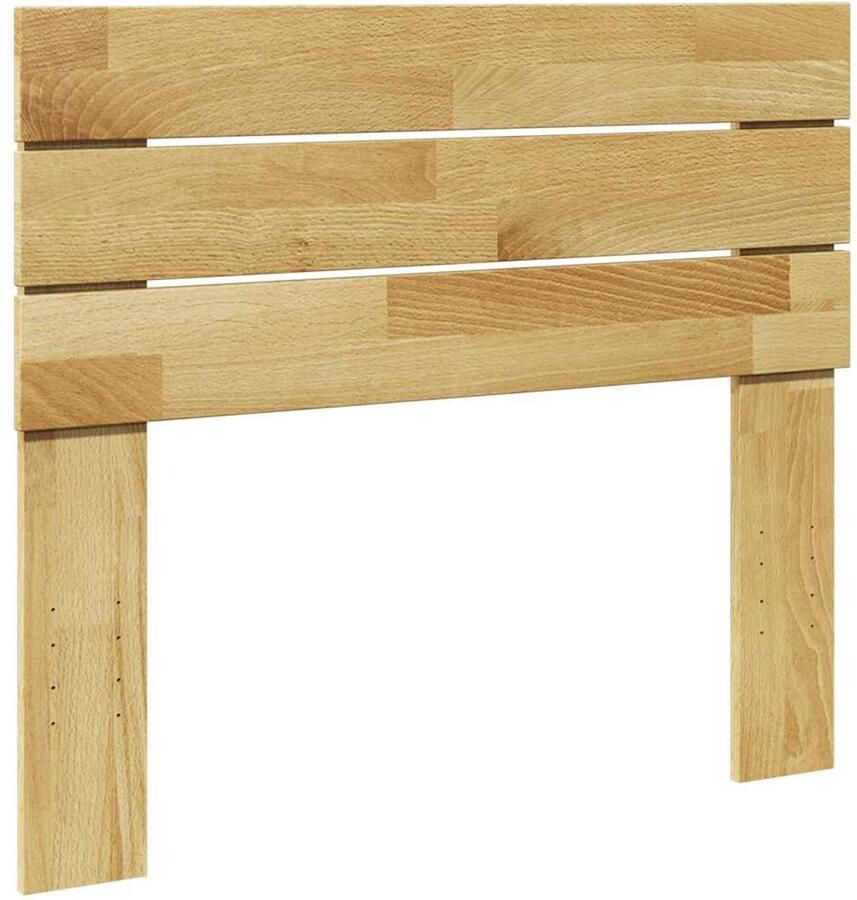 VidaXL Hoofdbord 100 cm massief hout eiken