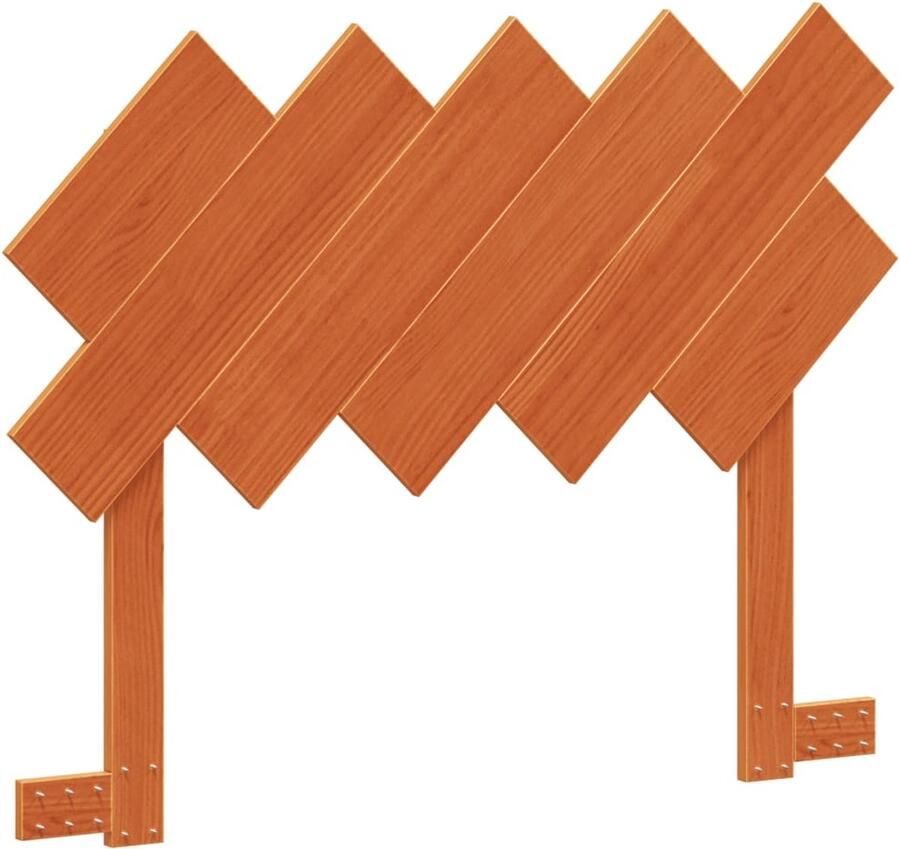 VidaXL Hoofdbord 100 cm massief grenenhout wasbruin - Foto 6