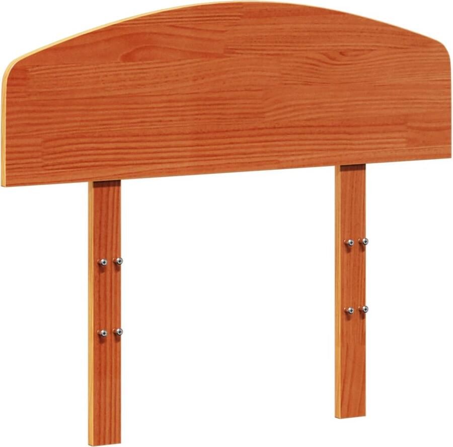 VidaXL Hoofdbord 90 cm massief grenenhout wasbruin - Foto 3