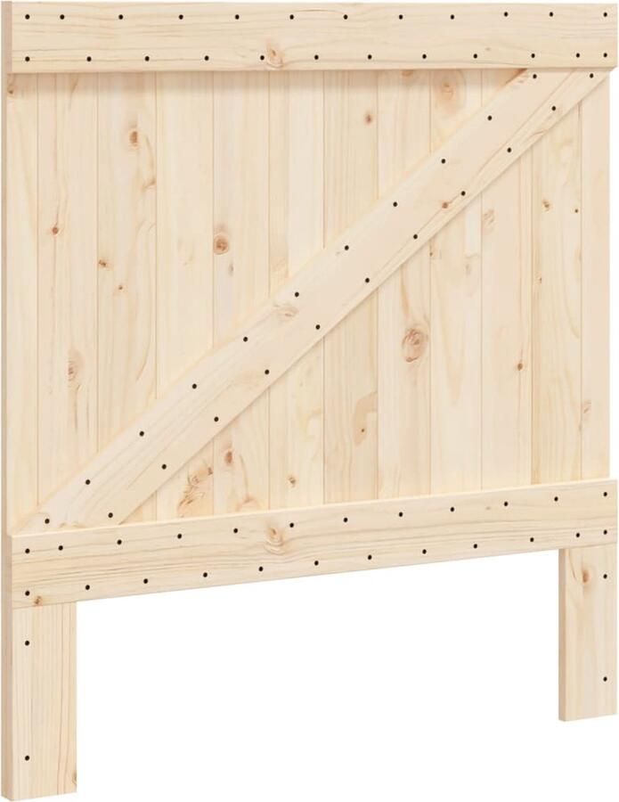 VidaXL Hoofdbord 100x104 cm massief grenenhout - Foto 6