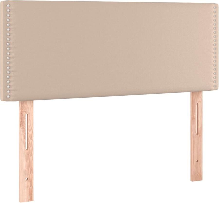 VidaXL Hoofdbord 100x5x78 88 cm kunstleer cappuccinokleurig