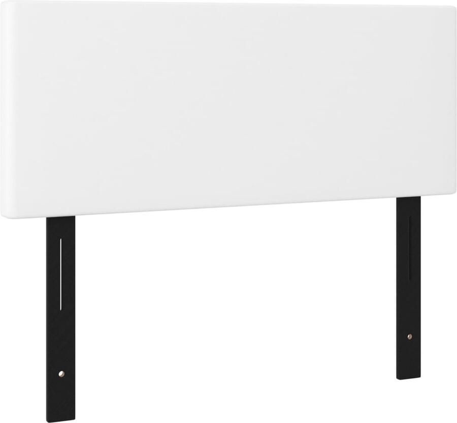 VidaXL Hoofdbord 100x5x78 88 cm kunstleer wit