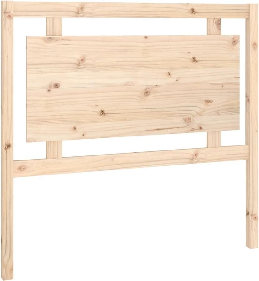 VidaXL Hoofdbord 105 5x4x100 cm massief grenenhout - Foto 7