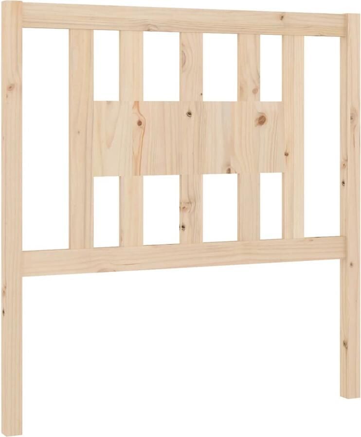 VidaXL Hoofdbord 106x4x100 cm massief grenenhout - Foto 18