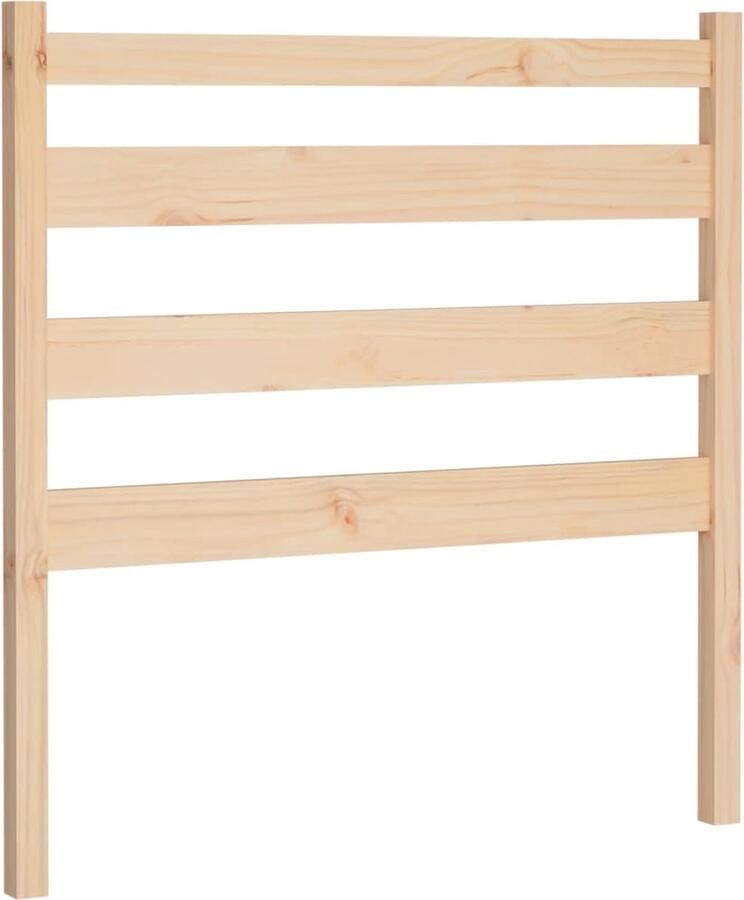 VidaXL Hoofdbord 106x4x100 cm massief grenenhout - Foto 17