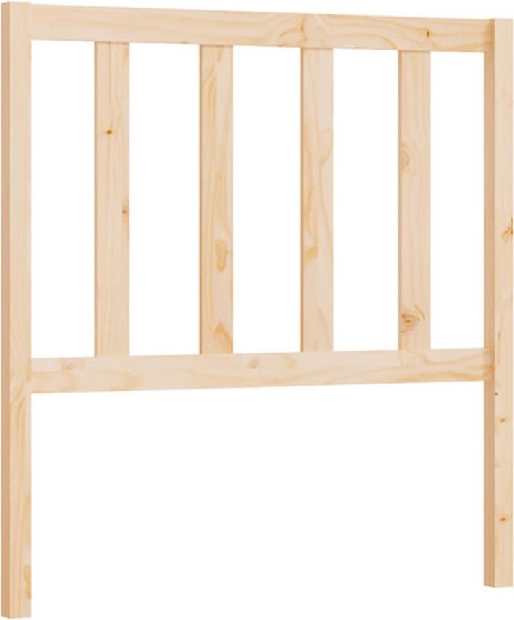 VidaXL Hoofdbord 106x4x100 cm massief grenenhout - Foto 6