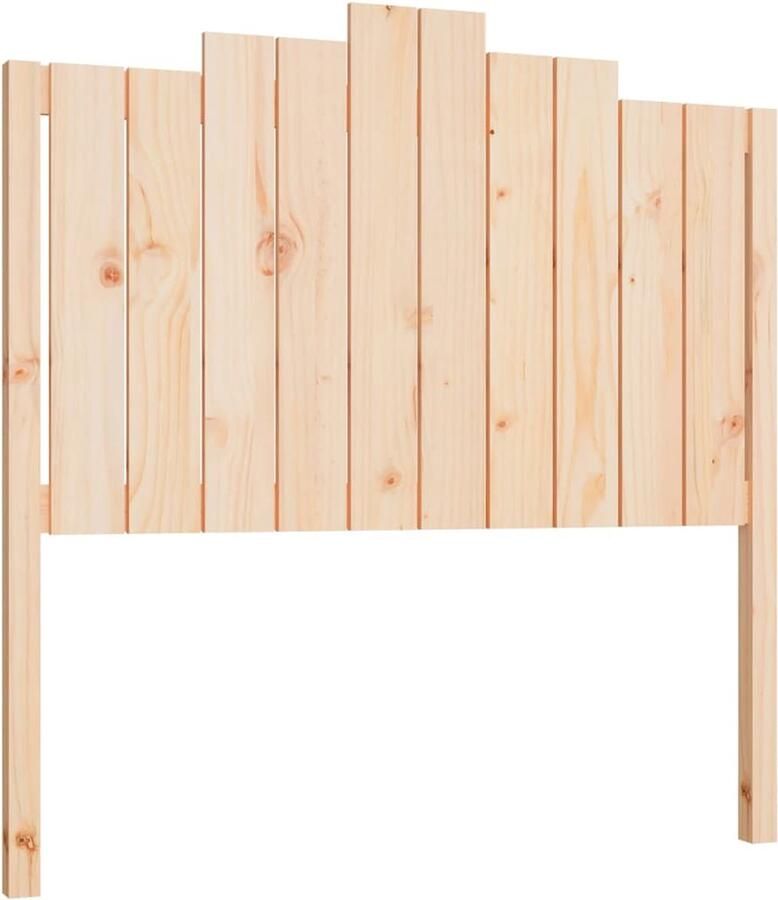 VidaXL Hoofdbord 106x4x110 cm massief grenenhout - Foto 2