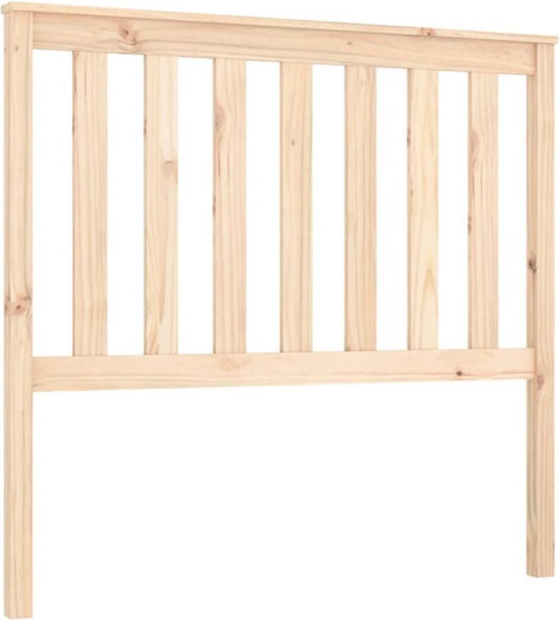 VidaXL Hoofdbord 106x6x101 cm massief grenenhout - Foto 2