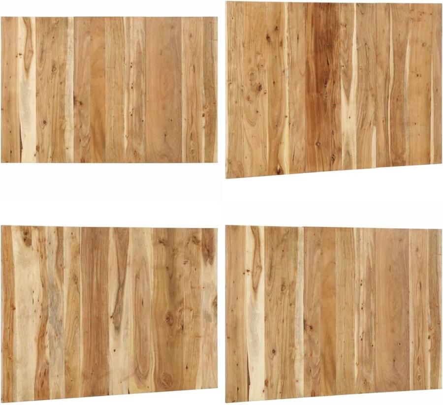 VidaXL Hoofdbord 120 cm massief acaciahout Hoofdeinde Hoofdeinden Bed Hoofdeinde Paneel