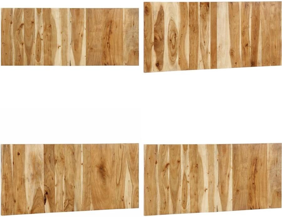 VidaXL Hoofdbord 120 cm massief acaciahout Hoofdeinde Hoofdeinden Bed Hoofdeinde Paneel