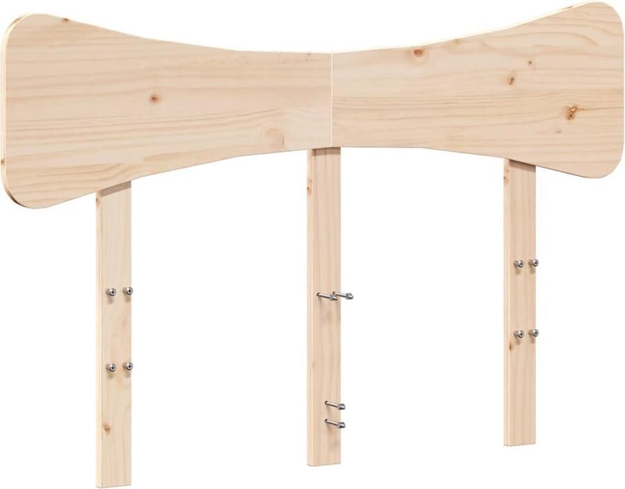 VidaXL Hoofdbord 120 cm massief grenenhout - Foto 3