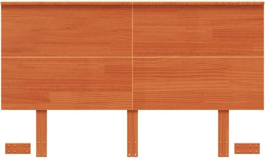 VidaXL Hoofdbord 120 cm massief grenenhout wasbruin - Foto 4
