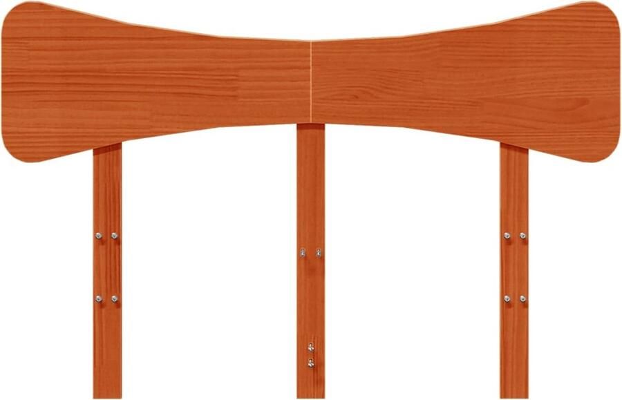 VidaXL Hoofdbord 120 cm massief grenenhout wasbruin - Foto 5