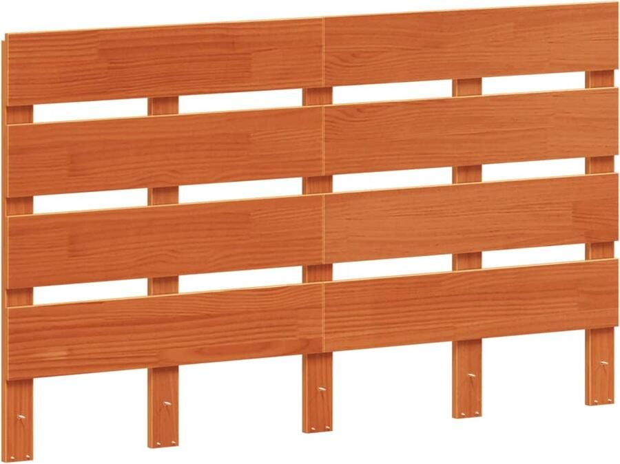 VidaXL Hoofdbord 120 cm massief grenenhout wasbruin - Foto 3