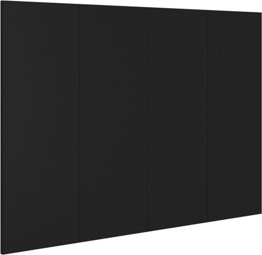 VidaXL Hoofdbord 120x1 5x80 cm bewerkt hout zwart - Foto 2